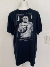Load image into Gallery viewer, FREE SHIPPING: Vintage Charles Bukowski Is Dead Long Live Hank Chinaski tee