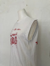 Load image into Gallery viewer, Vintage 80's 104 FM Boston radio station rock n roll sleeveless tee