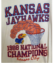 Load image into Gallery viewer, Vintage 1988 Kansas Jayhawks tee