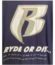 Load image into Gallery viewer, L/XL Vintage Ruff Ryders Ryde or Die tee