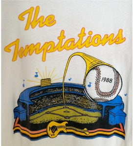 Vintage 1988 The Temptations live in concert tee tshirt