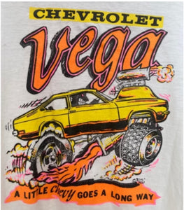 Vintage 70's Chevy Vega Chevrolet classic car tee 50/50