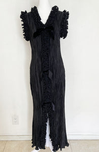 FREE SHIPPING: Pleated ruffle maxi dress