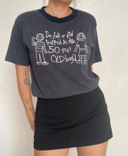 Load image into Gallery viewer, Vintage 1988 I Am A Kid Trapped In 50 Years Old Body  tshirt 50/50