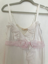 Load image into Gallery viewer, Vintage 80's 90's ruffle rose bud maxi dress