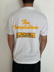Vintage 1988 The Temptations live in concert tee tshirt