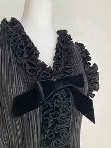 FREE SHIPPING: Pleated ruffle maxi dress