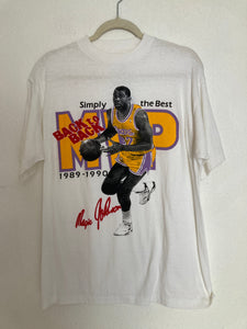 Vintage 90's Magic Johnson Lakers MVP tee