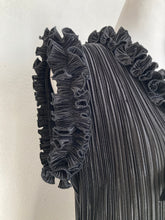 Load image into Gallery viewer, FREE SHIPPING: Pleated ruffle maxi dress