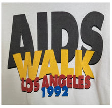 Load image into Gallery viewer, Vintage 1992 Aids Walk Los Angeles crewneck