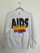 Load image into Gallery viewer, Vintage 1992 Aids Walk Los Angeles crewneck