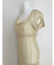 Load image into Gallery viewer, XS/S Vintage 60&#39;s 70&#39;s sheer maxi dress