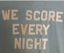 Load image into Gallery viewer, Vintage 1978 We Score Every Night slogan tee  50/50