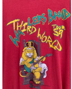 FREE SHIPPING: RARE 1989 The WAILERS BAND Third World Tour reggae tee
