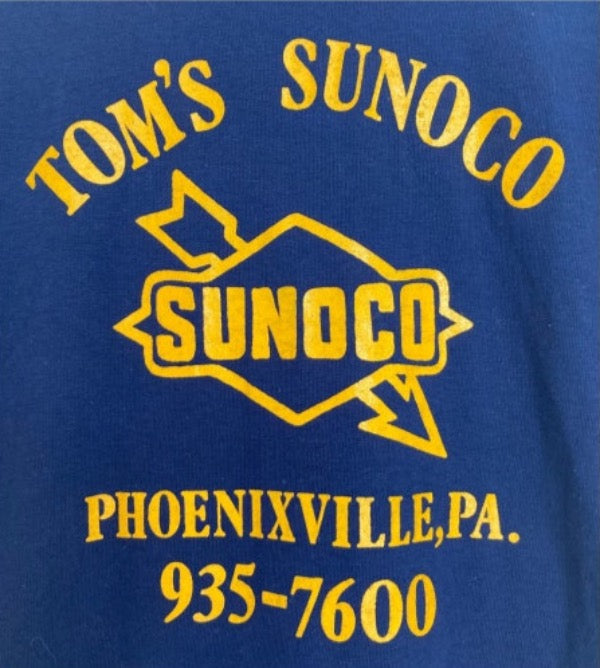 Vintage 70's Sunoco gas station tee 50/50