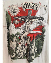 Load image into Gallery viewer, FREE SHIPPING: Vintage 90's OZZY OSBOURNE  tour glow in the dark tee
