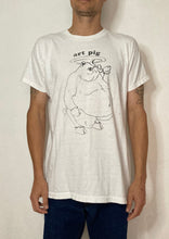 Load image into Gallery viewer, Vintage Art Pig drawing tee