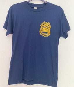 Vintage 80's City Of New York Correction Captain tee  50/50