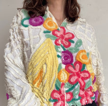 Load image into Gallery viewer, Vintage DAMZE SAN DIEGO chenille zip up jacket