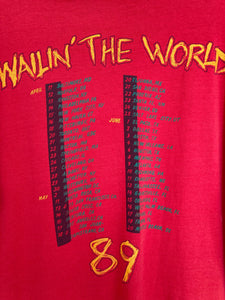 FREE SHIPPING: RARE 1989 The WAILERS BAND Third World Tour reggae tee