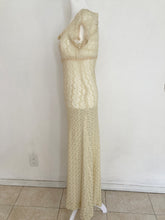 Load image into Gallery viewer, XS/S Vintage 60&#39;s 70&#39;s sheer maxi dress