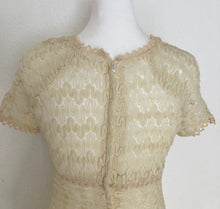 Load image into Gallery viewer, XS/S Vintage 60&#39;s 70&#39;s sheer maxi dress