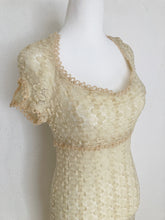Load image into Gallery viewer, XS/S Vintage 60&#39;s 70&#39;s sheer maxi dress