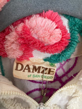 Load image into Gallery viewer, Vintage DAMZE SAN DIEGO chenille zip up jacket