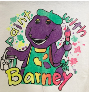 Vintage XXS/XS Barney and Friends tee