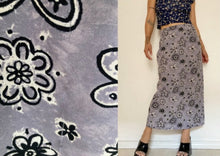 Load image into Gallery viewer, Vintage 29&quot; 90&#39;s floral all over print maxi skirt