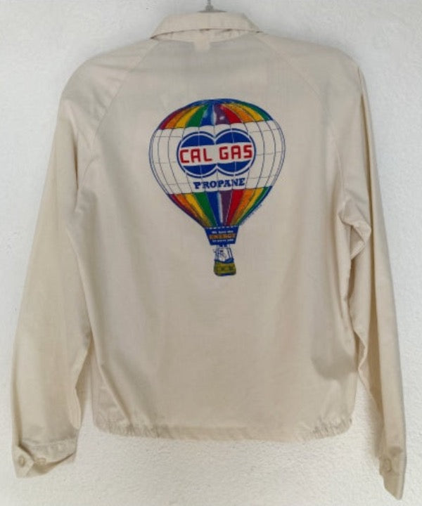 Vintage 80's CAL GAS California Propane zip up jacket