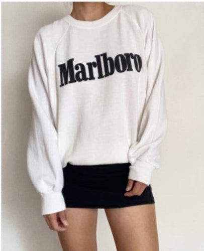 Vintage Marlboro cigarette pullover crewneck jumper sweatshirt