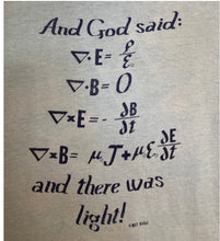 Load image into Gallery viewer, Vintage God Said And There Was Light tee