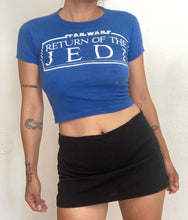 Load image into Gallery viewer, XS/S Vintage 1983 Return Of The Jedi Star Wars baby tee  50/50