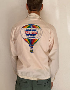 Vintage 80's CAL GAS California Propane zip up jacket