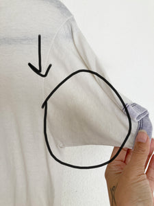 Vintage BERRY WHITE ringer tee