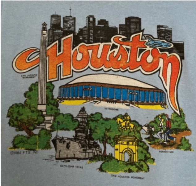 Vintage 1984 XS/S Houston Texas tee  50/50