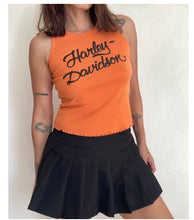 Load image into Gallery viewer, Y2K Harley Davidson glittered tank
