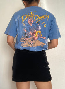 Vintage Dirty Dancing bleached out pocket tee tshirt