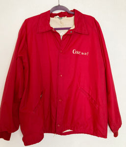 Vintage 80's COKE IS IT nylon promo jacket