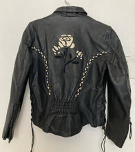 Load image into Gallery viewer, FREE SHIPPING: XS/S Vintage 80's genuine leather  jacket