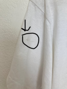 Vintage sad clown face tee