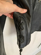 Load image into Gallery viewer, FREE SHIPPING: XS/S Vintage 80's genuine leather  jacket
