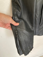 Load image into Gallery viewer, FREE SHIPPING: XS/S Vintage 80's genuine leather  jacket