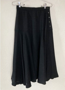 24" Vintage CHRISTIAN DIOR Pret-A-Porter made in Japan wool full skirt