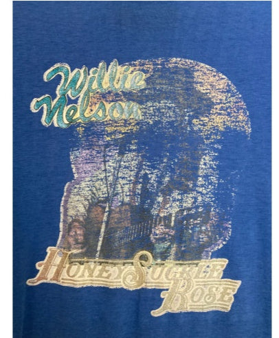 Vintage  80's Willie Nelson Honeysuckle Rose tee  50/50