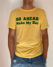 Load image into Gallery viewer, Vintage 70&#39;s Go Ahead Make My Day tee  50/50