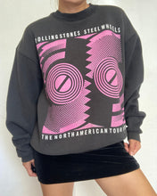 Load image into Gallery viewer, Vintage 1989 Rolling Stones Steel Wheels North American Tour crewneck