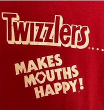Load image into Gallery viewer, Vintage 80&#39;s Twizzlers Makes Mouths Happy  tee
