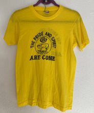Load image into Gallery viewer, Vintage 70&#39;s The Pride And Spirit Are Gone paper thin tee 50/50